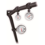 GAUGE MOUNT; ROLL POD FOR 1.5in. ROLL CAGE; FITS 5in. PEDESTAL TACH; BLACK