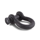 Clevis D-Rings; Single; 3/4 in. Mount; Black Powder Coat;
