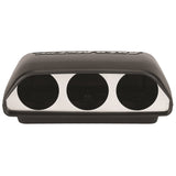 GAUGE MOUNT; UNIVERSAL DASH TOP; TRIPLE; 2 1/16in.; BLACK
