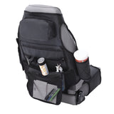 Katch-All Jeep Seat Cover; Fabric; Black;
