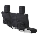 GEAR Custom Seat Cover; Rear; Black; Hardware Included;