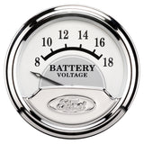 GAUGE; VOLTMETER; 2 1/16in.; 18V; ELEC; FORD MASTERPIECE