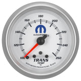 GAUGE; TRANS TEMP; 2 5/8in.; 260deg.F; STEPPER MOTOR W/PEAK/WARN; WHITE; MOPAR