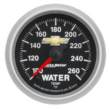 GAUGE; WATER TEMP; 2 1/16in.; 100-260deg.F; DIGITAL STEPPER MOTOR; CHEVY GOLD BO