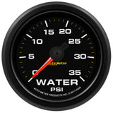 GAUGE; WATER PRESS; 2 1/16in.; 35PSI; STEPPER MOTOR W/WARN; EXTREME ENVIRONMENT