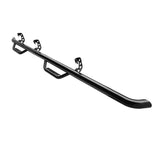 N-Fab Nerf Step Wheel-To-Wheel; Black Powder Coat; 4 Step;