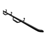 N-Fab Nerf Step Wheel-To-Wheel; Black Powder Coat; 4 Step;