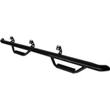 N-Fab Nerf Step Wheel-To-Wheel; Black Powder Coat; 4 Step;
