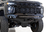 Stealth Fighter Front Bumper; Hammer Black; Panel Color Satin Black;