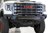Stealth Fighter Front Bumper; Hammer Black; Panel Color Satin Black;