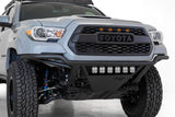 ADD PRO Front Bumper; Hammer Black; Panel Color Satin Black; Bolt-On;