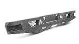 ECO-Series Rear Bumper; 1/8 in. Steel Plate; Textured Black;