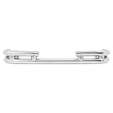 Rear Bumper; w/o Hitch; Stainless Steel; No Drill Installation;