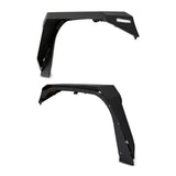 Fender Flares; Front; Metal; Black;