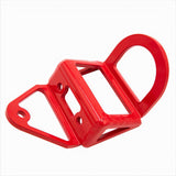 Rear Tow Hook Assembly; Bright Red Powder Coat;