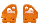 Tow Hook; Pair; Orange Coated Finish;