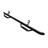 N-Fab Nerf Step Wheel-To-Wheel; Black Powder Coat; 4 Step;