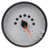 GAUGE; SPEEDOMETER; 5in.; 180 MPH; ELEC. PROGRAMMABLE; SILVER/BLACK; SPEK-PRO