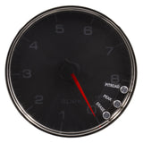 GAUGE; TACHOMETER; 5in.; 8K RPM; W/SHIFT LIGHT/PEAK MEM; BLACK/CHROME; SPEK-PRO