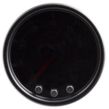 GAUGE; TACH; 2 1/16in.; 8K RPM; W/SHIFT LIGHT/PEAK MEM; BLK/SMOKE/BLK; SPEK-PRO