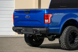 Stealth Fighter Rear Bumper; Hammer Black; Panel Color Satin Black;