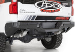Stealth Rear Bumper; Hammer Black; Panel Color Satin Black;