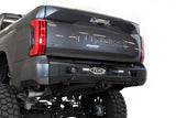 Stealth Fighter Rear Bumper; Hammer Black Powder Coat Finish;