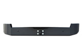 Rear Bumper; w/Shackle Mounts; Retain OEM Hitch; Textured Black Powder Coat;